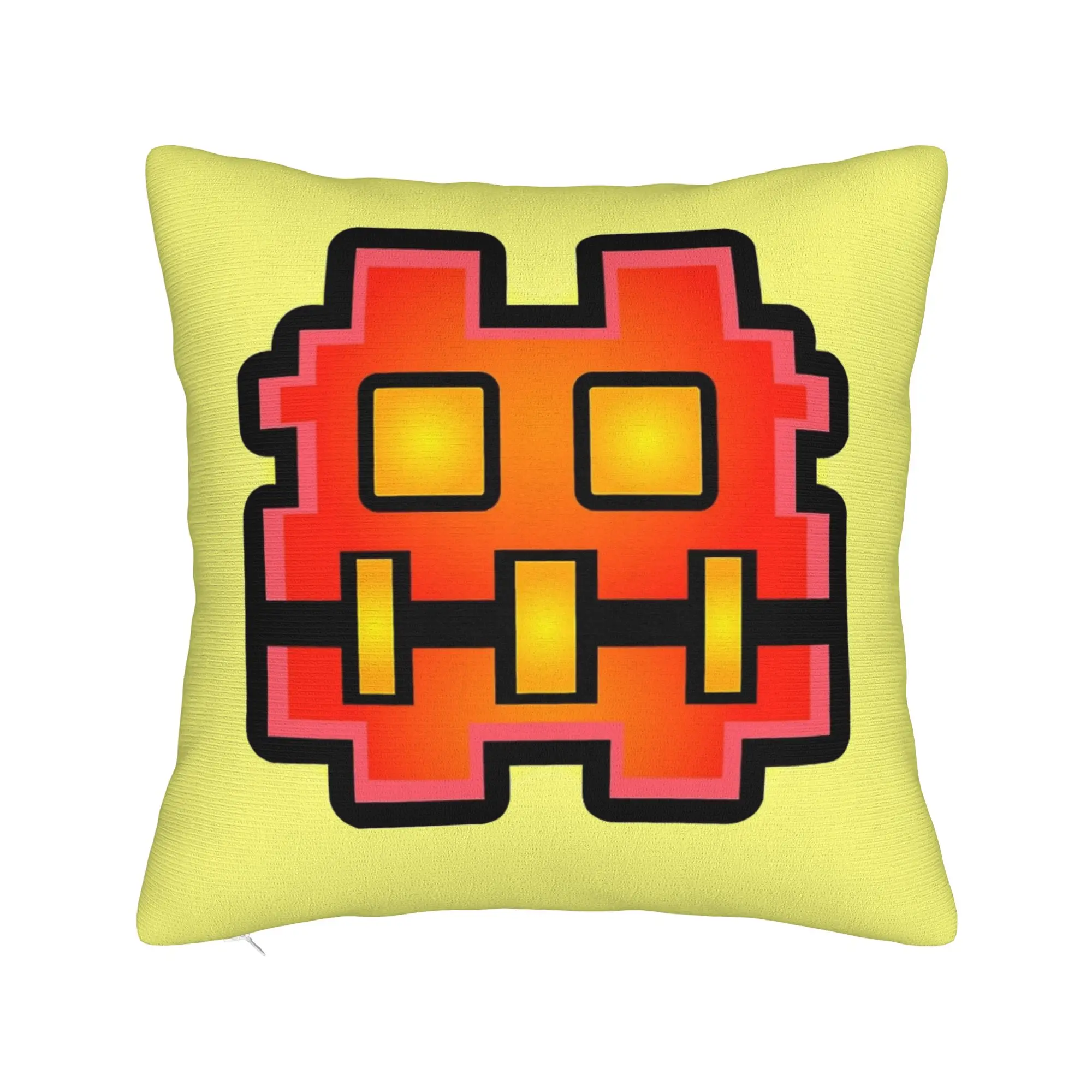 Geometry Dash Cool Throw Pillow