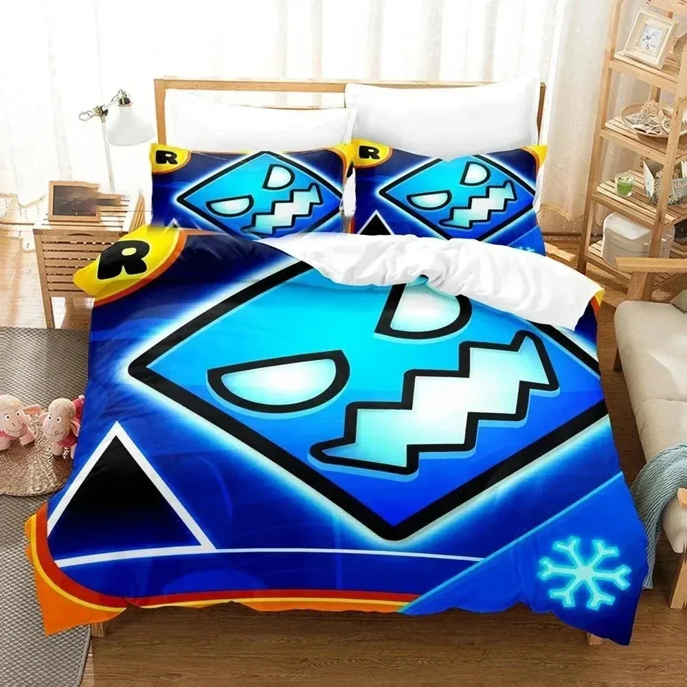 Geometry Dash Creative Bedding Set