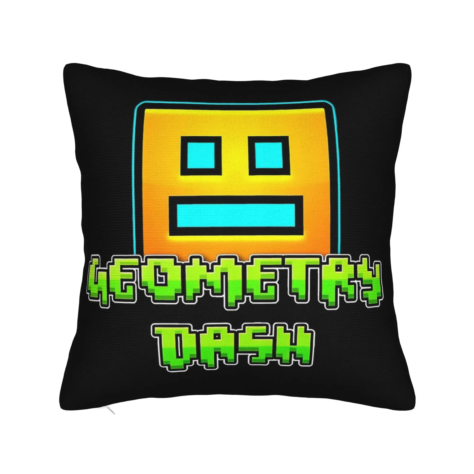 Geometry Dash Trendy Throw Pillow