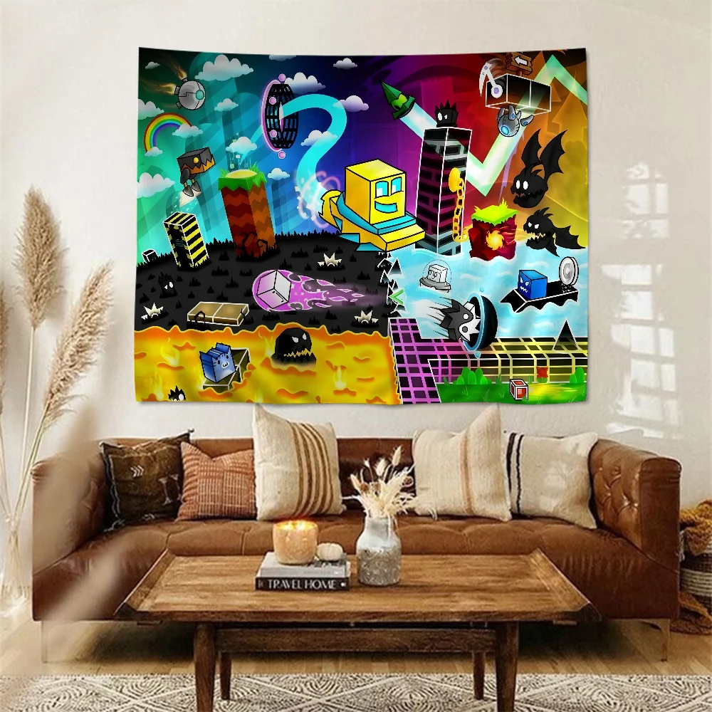 Geometry Dash Trendy Tapestry