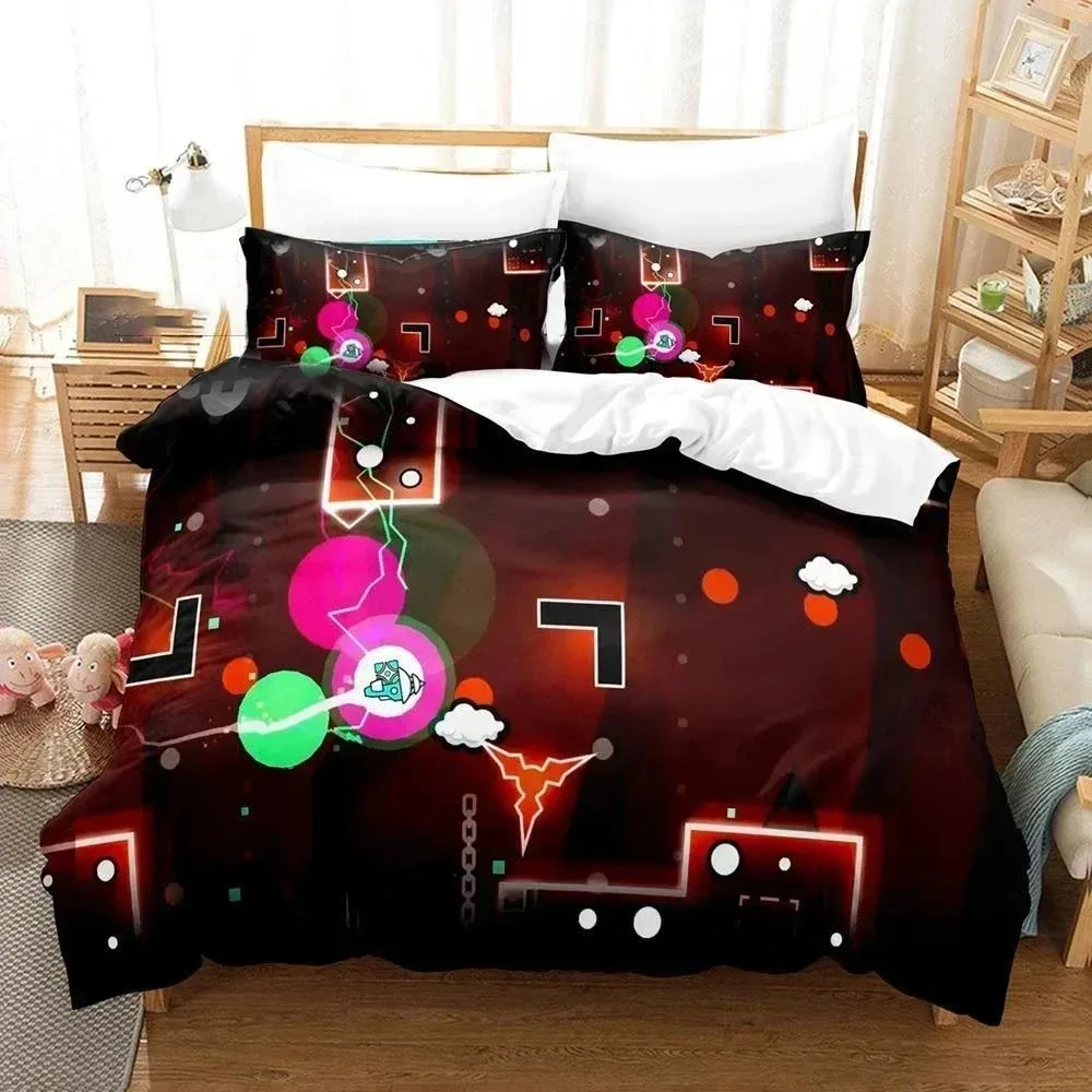 Geometry Dash Comfortable Bedding Set