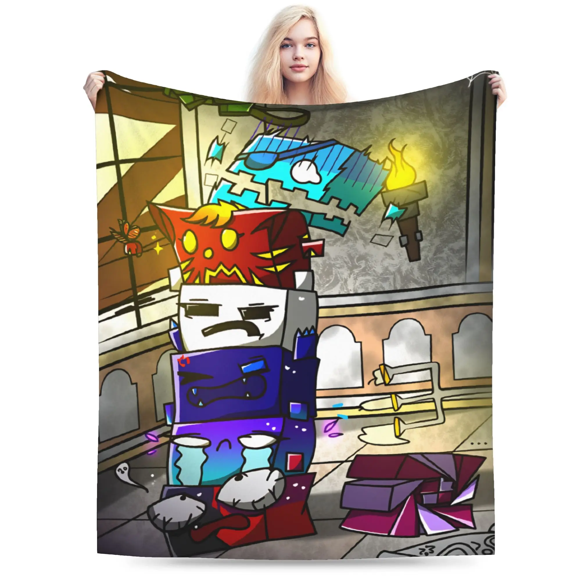 Geometry Dash Comfortable Blanket