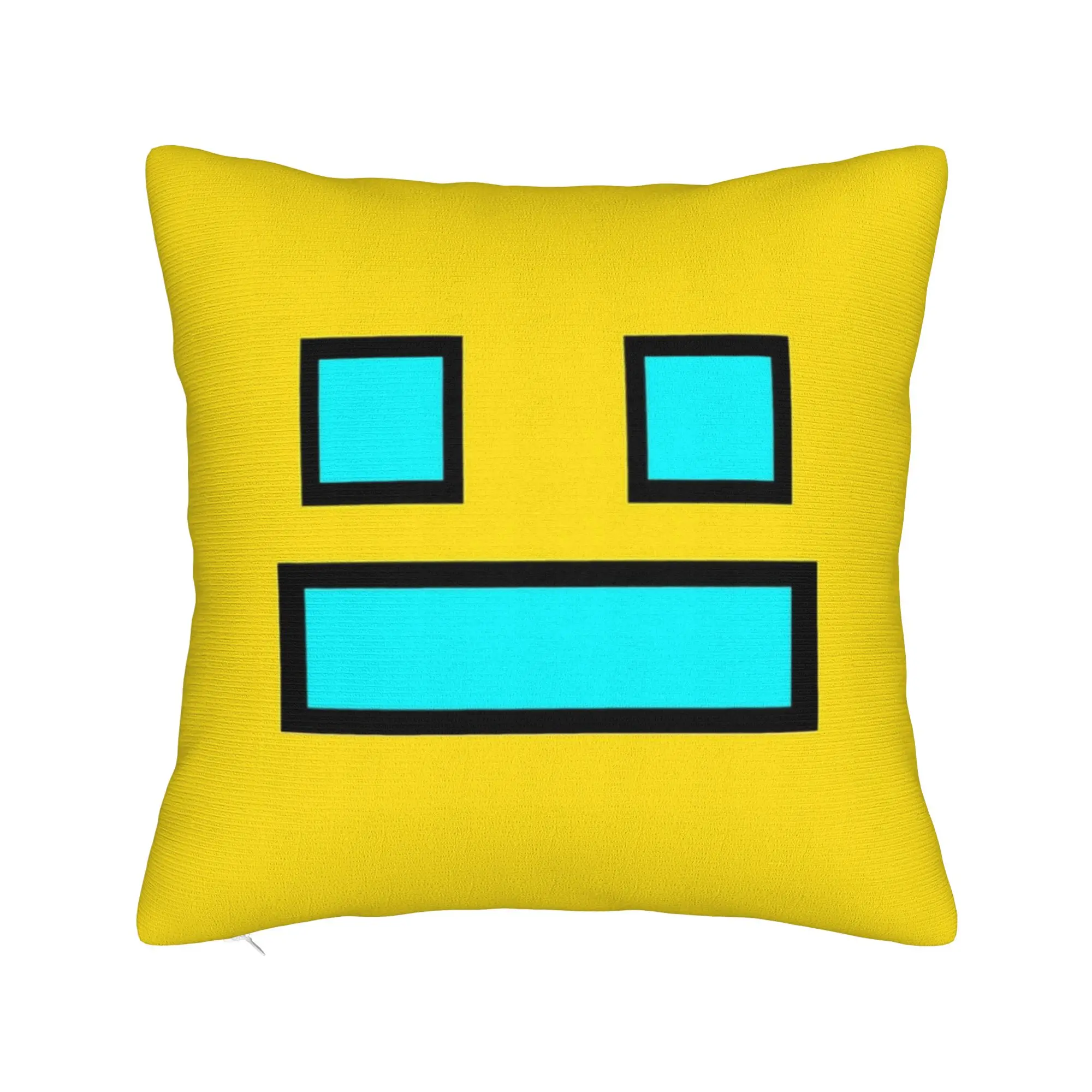 Geometry Dash High-Quality Throw Pillow
