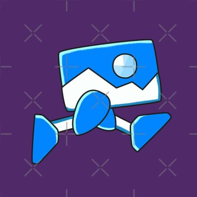 Alternative view of Robot Geometry Dash Game Character Tote Bag