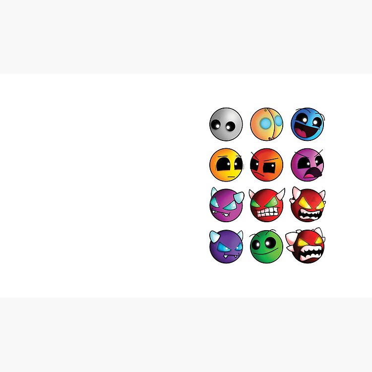 Geometry Dash Difficulty Demon Faces Mug - Image 2