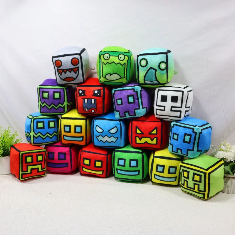 12cm Geometry Dash Cube Plush