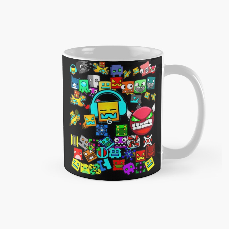 Video Game Geometry Video Gamer Lover Dash Gang Dash Crew Mug