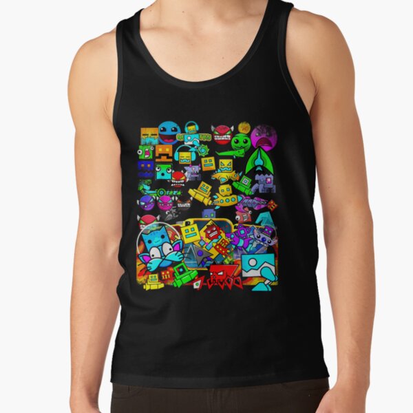 Video Game Geometry Video Gamer Lover Dash Collection Tank Top