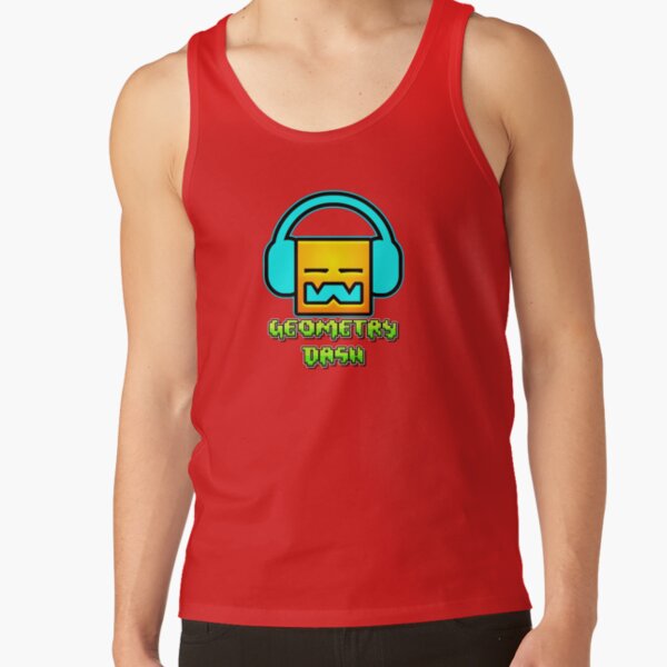 Hot Geometry Dash Tank Top - Image 4