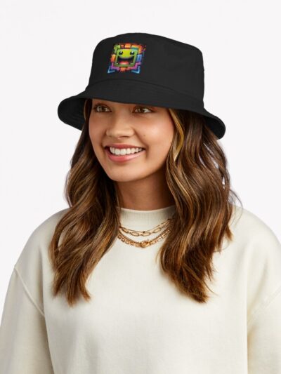 Alternative view of Geometry Dash Chic Bucket Hat