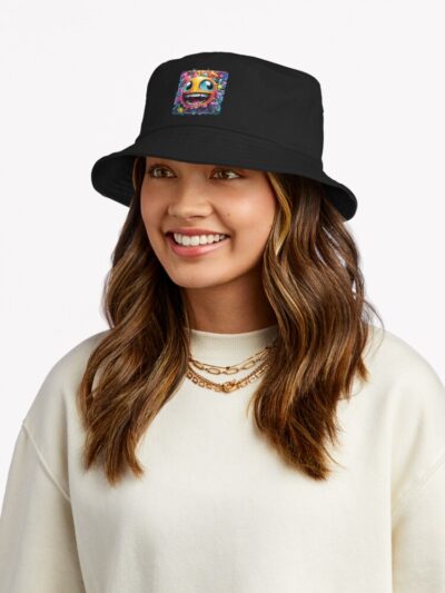 Alternative view of Geometry Dash Trendy Bucket Hat