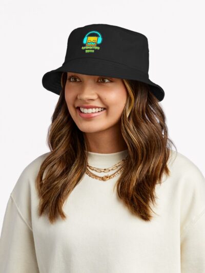 Alternative view of Geometry Dash Youthful Bucket Hat