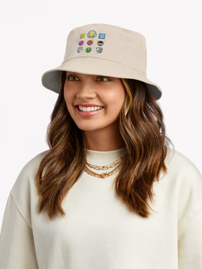 Alternative view of Geometry Dash Collection Bucket Hat