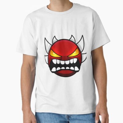 Alternative view of Geometry Dash Extreme Demon T-shirt