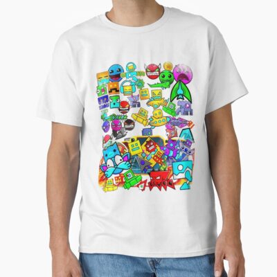 Alternative view of Video Game Geometry Video Gamer Lover Dash Collection T-shirt