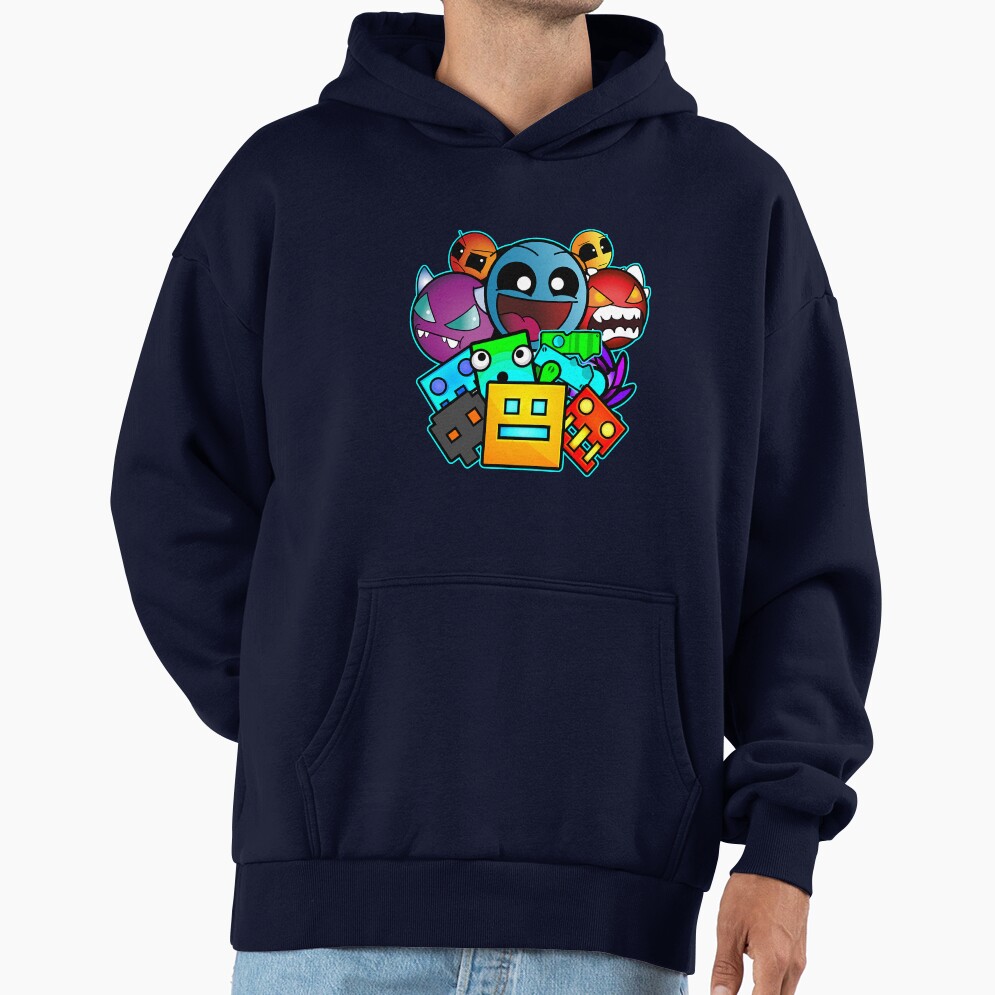 Geometry Dash Old School Gaming Hoodie - Image 5