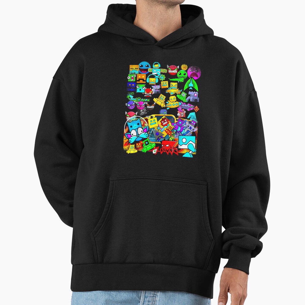 Video Game Geometry Video Gamer Lover Dash Collection Hoodie