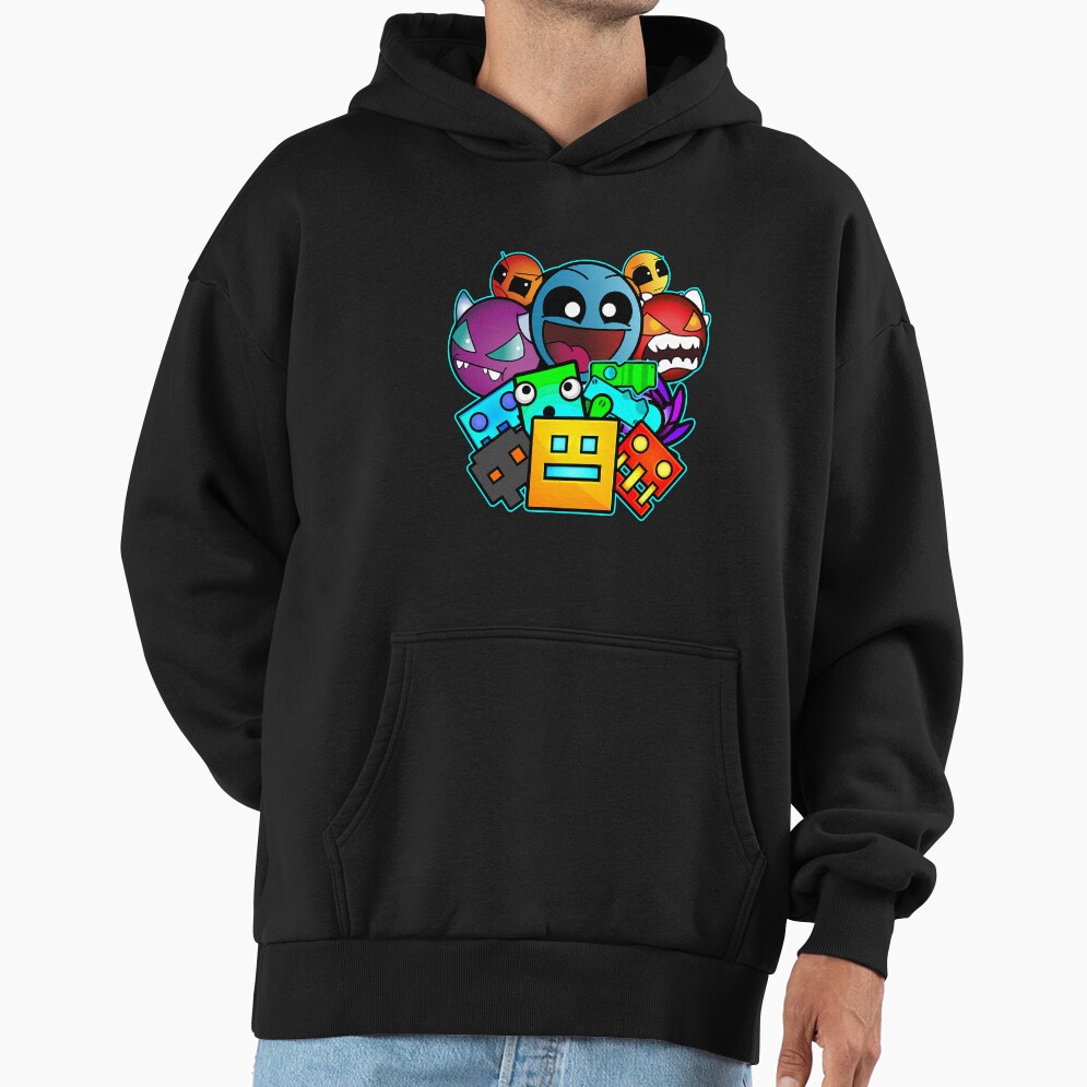 Geometry Dash Old School Gaming Hoodie