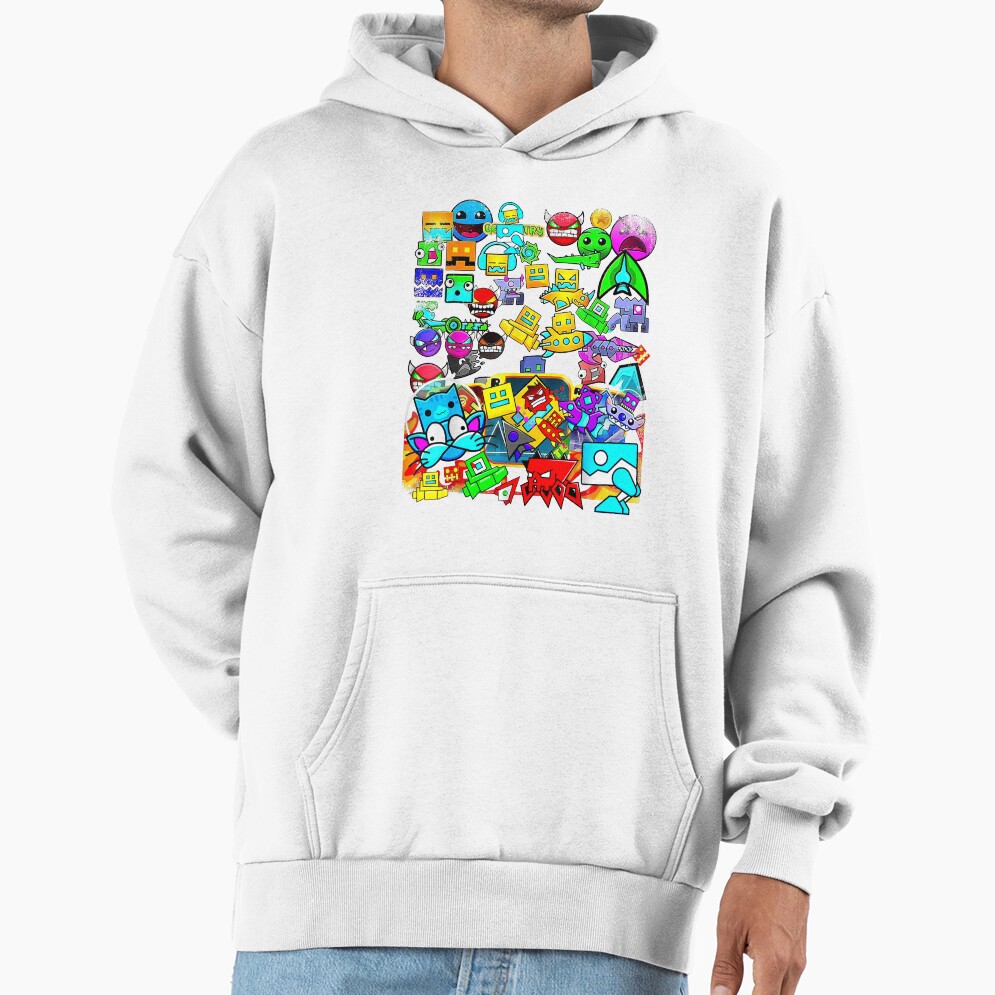 Video Game Geometry Video Gamer Lover Dash Collection Hoodie - Image 2