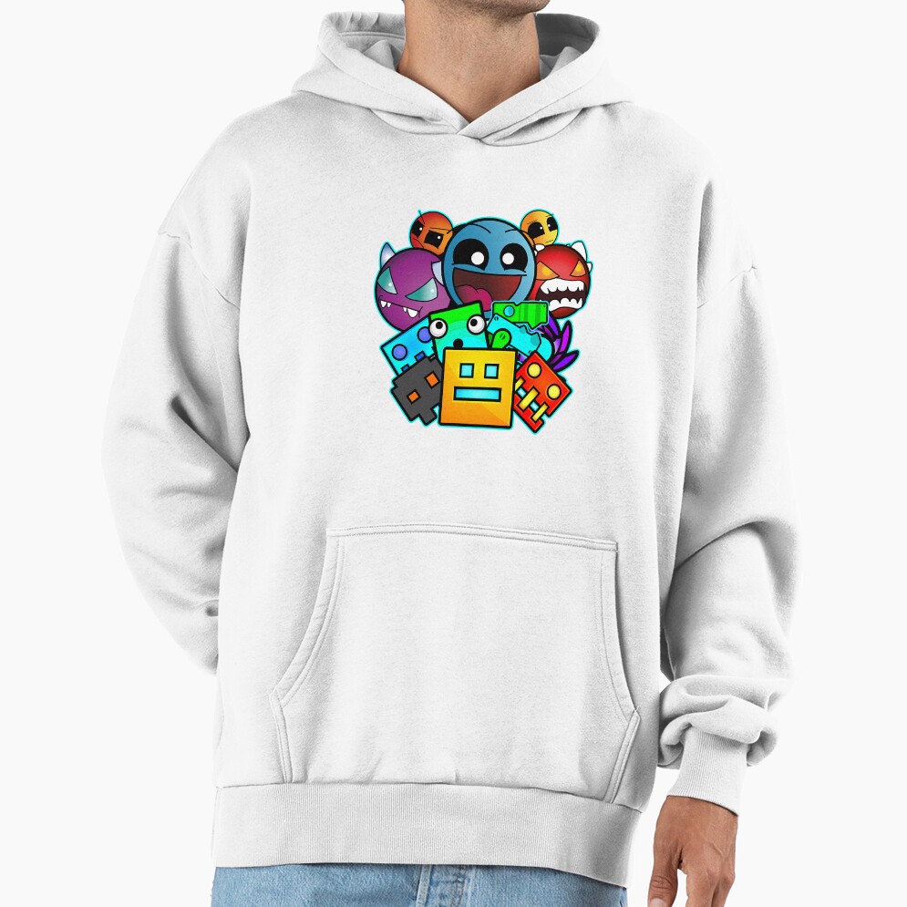 Geometry Dash Old School Gaming Hoodie - Image 2