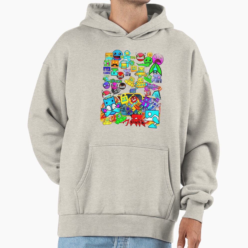 Video Game Geometry Video Gamer Lover Dash Collection Hoodie - Image 3