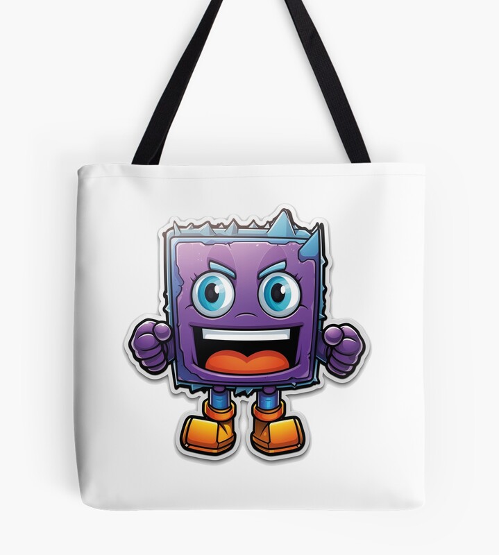 Geometry Dash Cool-Looking Tote Bag