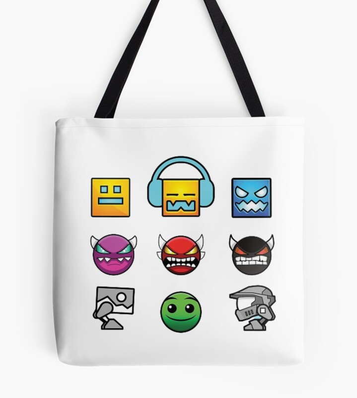 Geometry Dash Collection Tote Bag