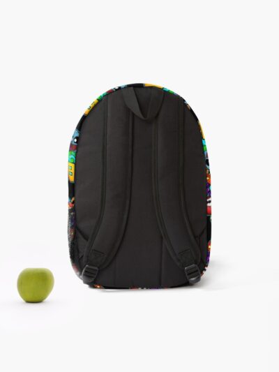 Alternative view of Geometry Dash Old School Gaming Backpack