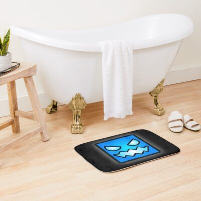 Alternative view of Geometry Dash Fun Bath Mat