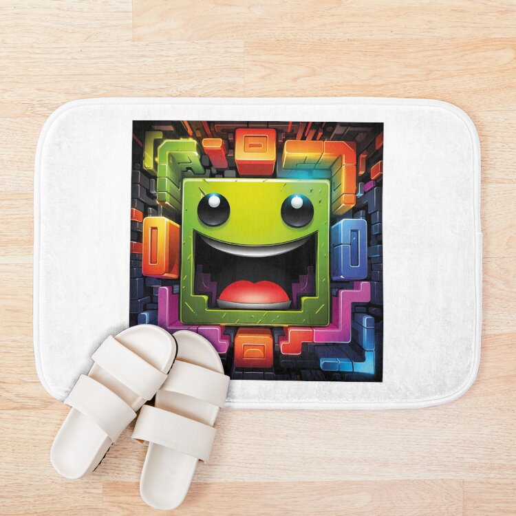 Geometry Dash Bold Bath Mat - Image 3