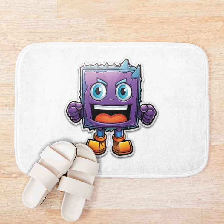 Geometry Dash Chic Bath Mat - Image 3