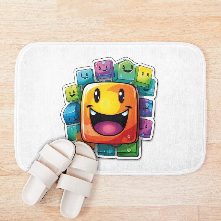 Geometry Dash Comfy Bath Mat - Image 3