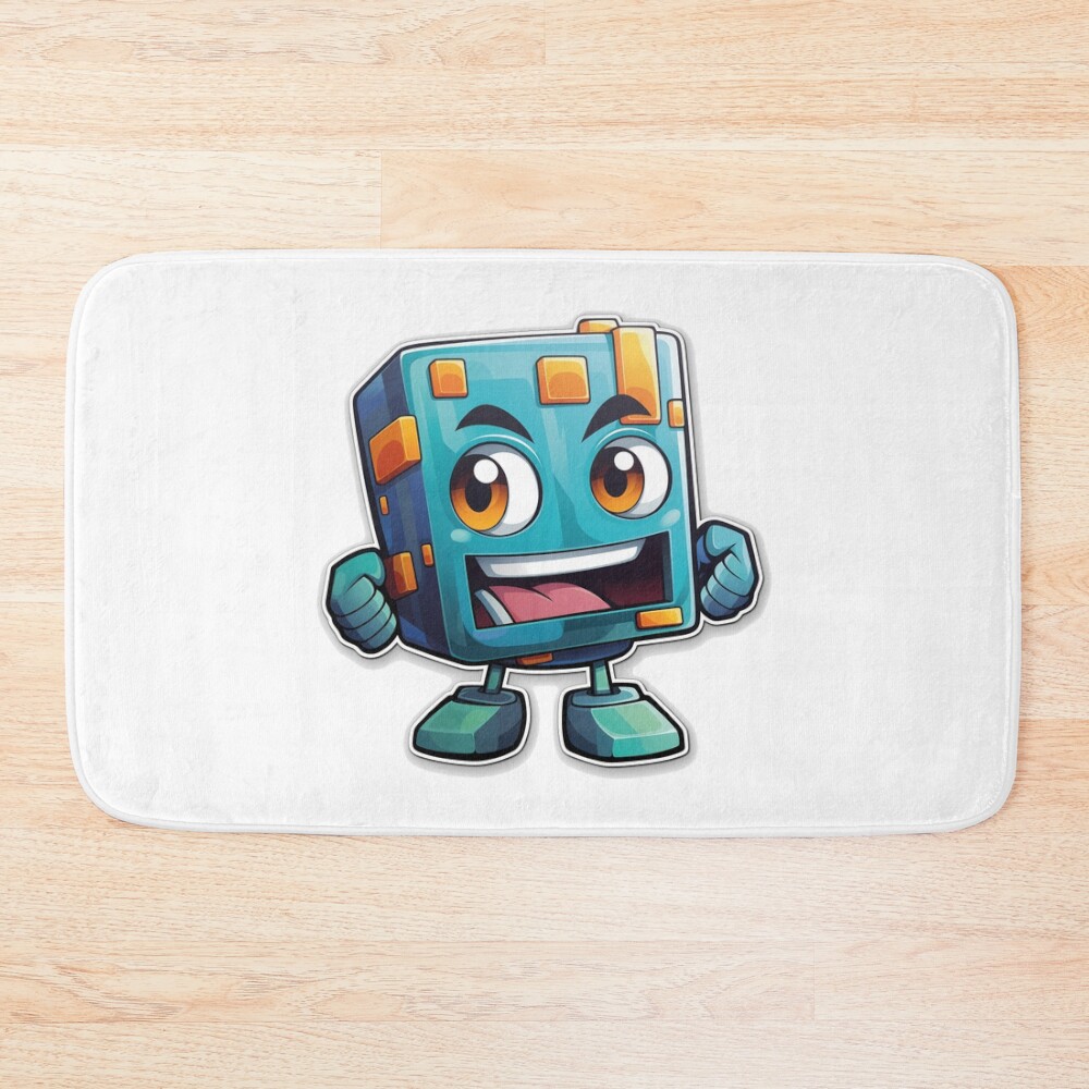Geometry Dash Durable Bath Mat
