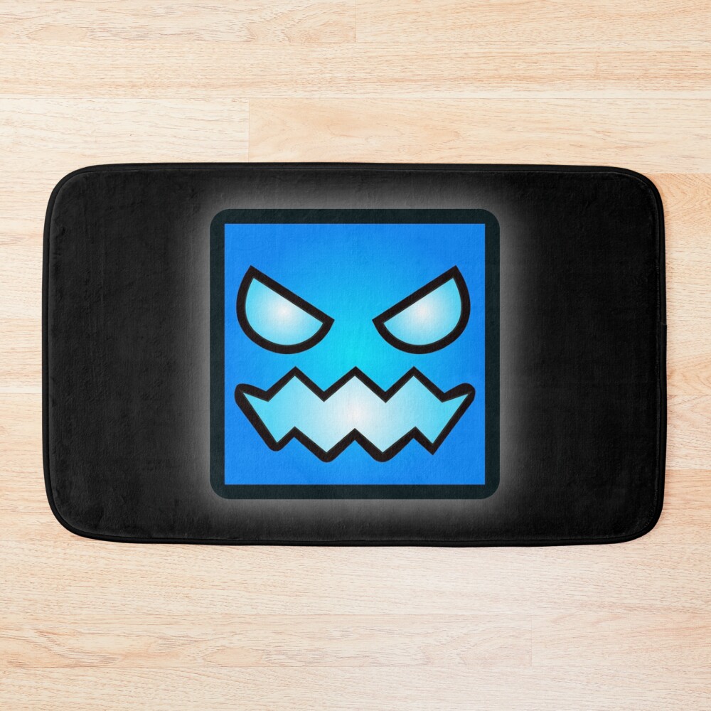 Geometry Dash Fun Bath Mat