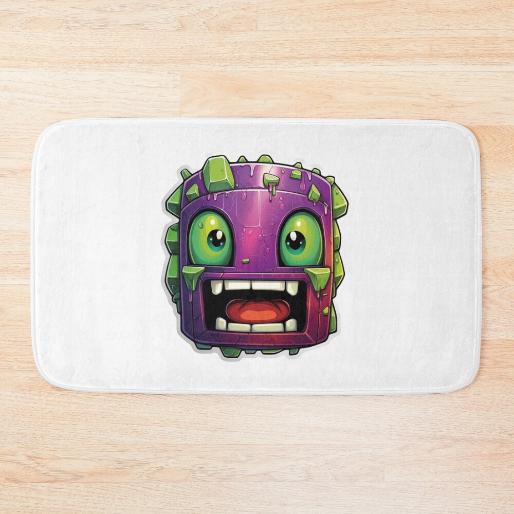 Geometry Dash Trendy Bath Mat