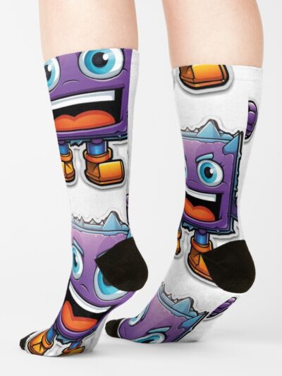 Alternative view of Geometry Dash Colorful Sock