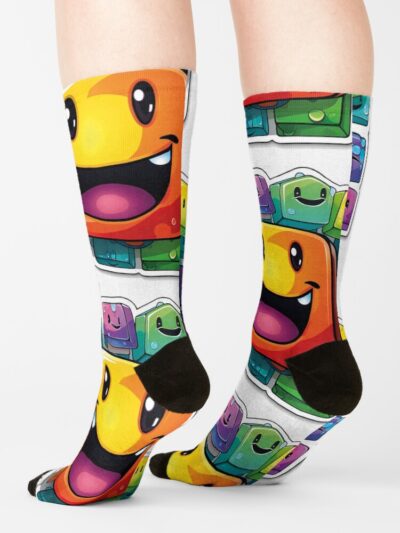 Alternative view of Geometry Dash Cool Sock