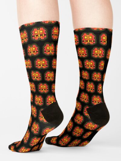 Alternative view of Geometry Dash Stylish Sock